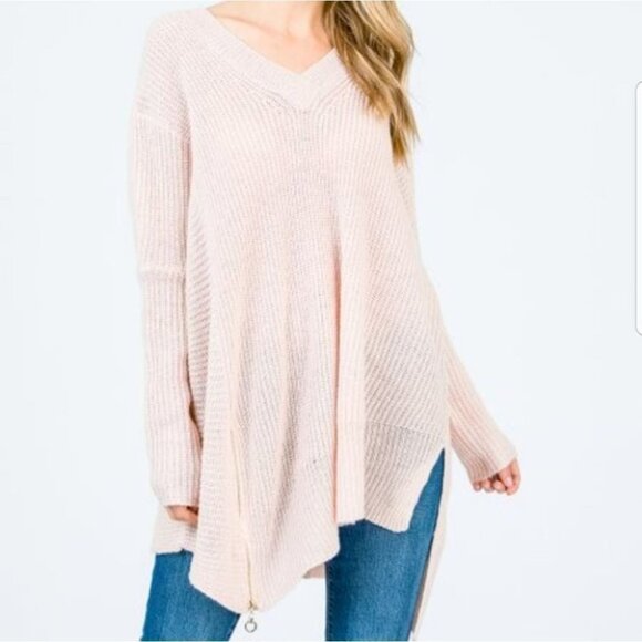 Light Pink Knit Sweater - Picture 3 of 6